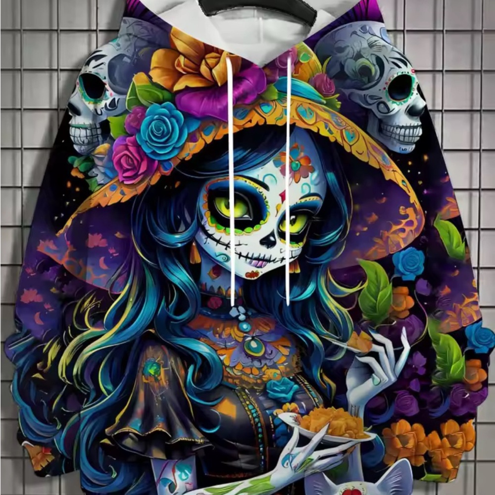 Día de los Muertos (Day of the Dead) Hoodie